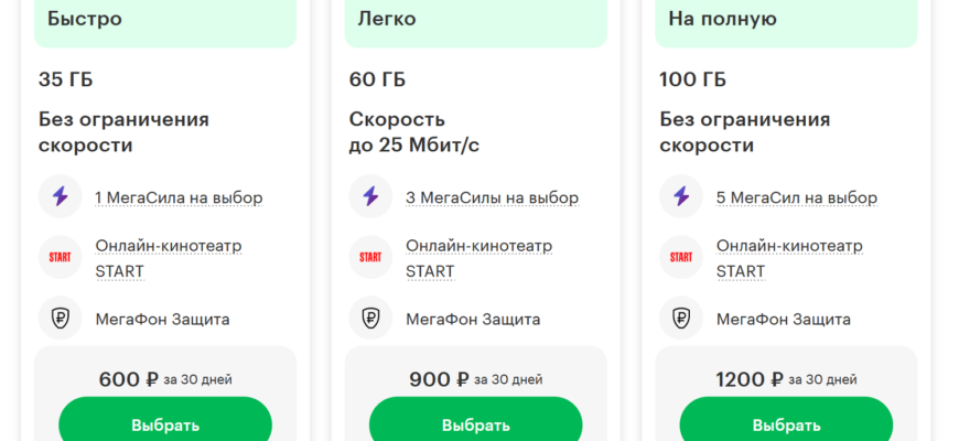 Безлимитный интернет мегафон 2024