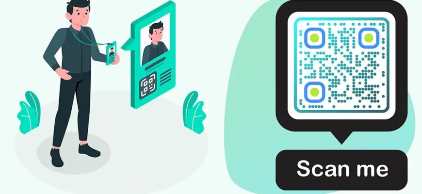Как делиться контактной информацией с помощью qr кодов